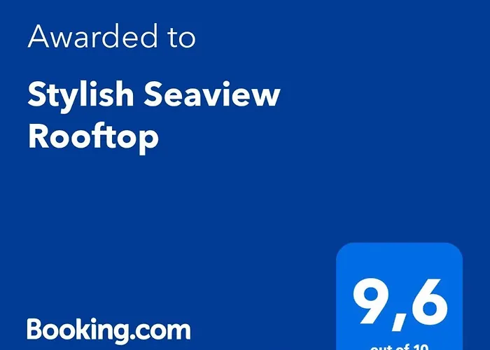 Stylish Seaview Rooftop Konukevi Selanik