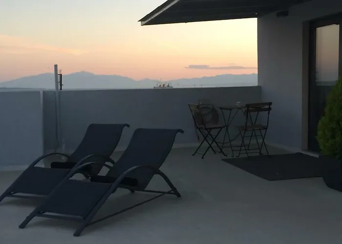 Pensionat Stylish Seaview Rooftop Thessaloníki
